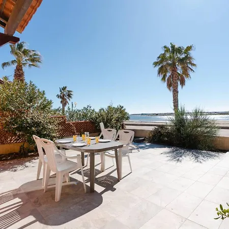 Superbe Pavillon A Avec Terrasse Sur Plage, 2 Chambres, Parking Et Wifi - Fr-1-409a-20 Gruissan