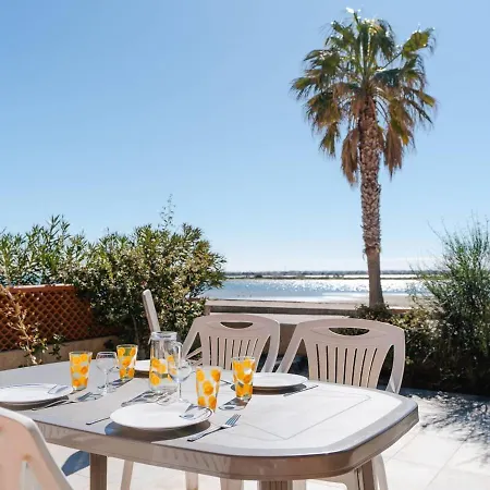 Superbe Pavillon A Avec Terrasse Sur Plage, 2 Chambres, Parking Et Wifi - Fr-1-409a-20 Gruissan
